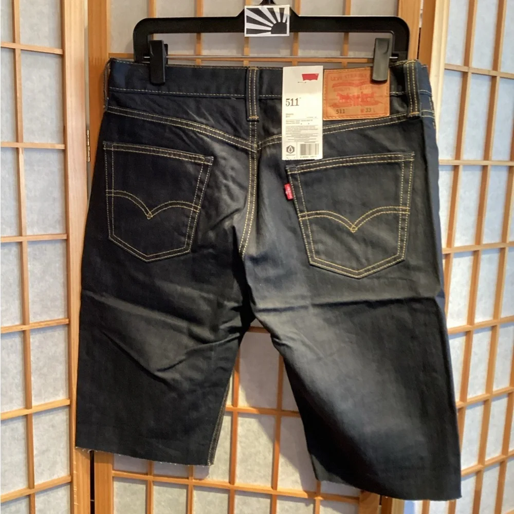 Levi's 511 Skinny Shorts Vintage Denim Men's Size 33